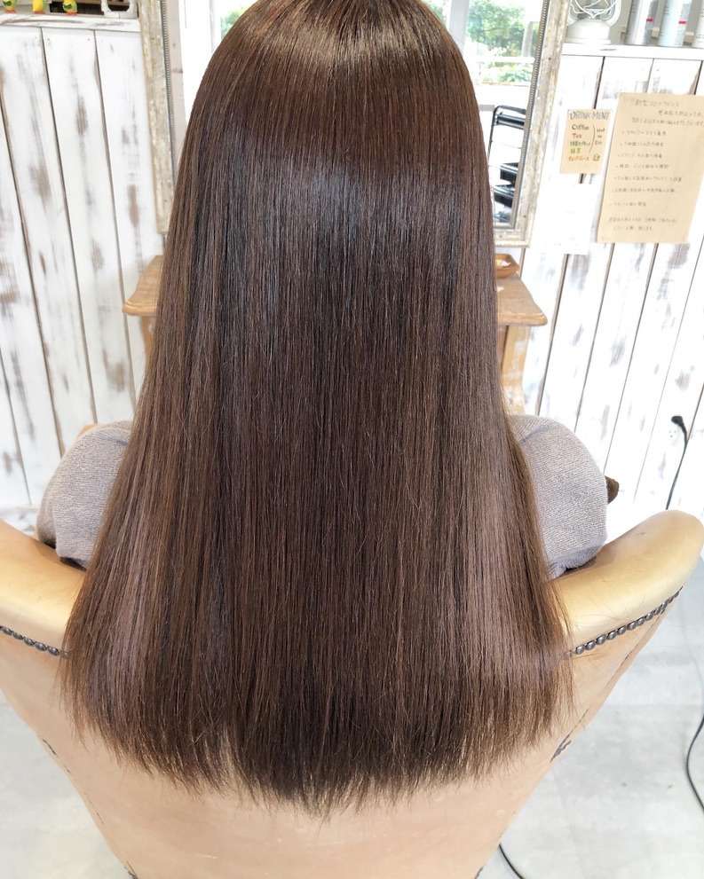 エルの縮毛矯正♪