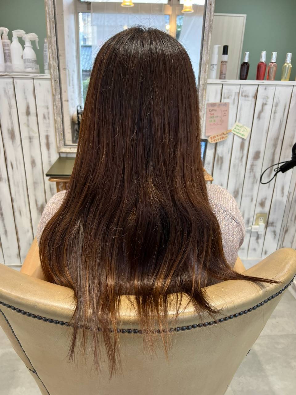 VEENAを使ったカラーとトリートメントコースが相性抜群だった