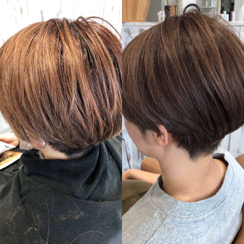 左）Before→右）After